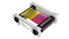 Полноцветная лента (YMCKO) на 500 оттисков с чистящим роликом; для принтера Advent SOLID 700 в Челябинске